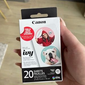 Canon Ivy Photo Printer Stickers